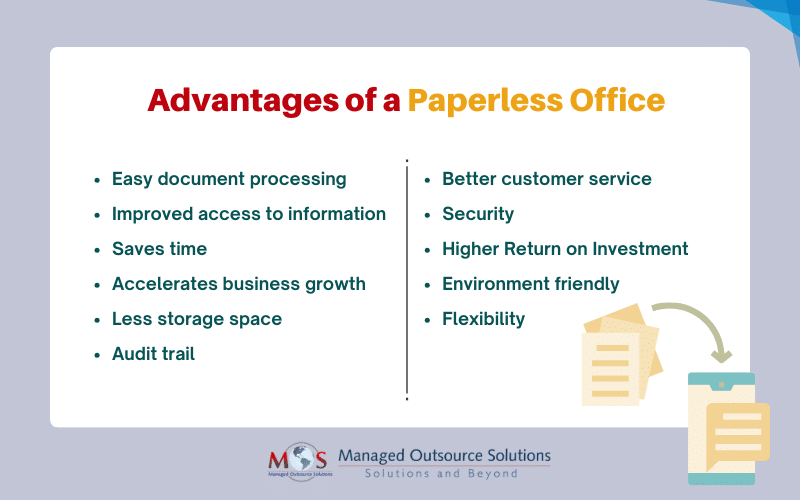 Advantages of a Paperless Office