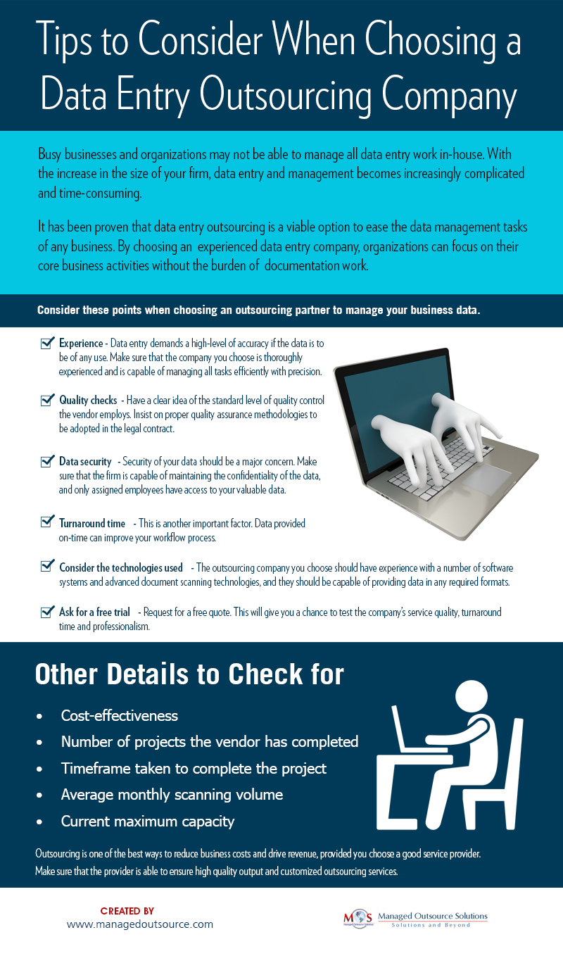 Tips to Consider When Choosing a Data Entry Outsourcing Company