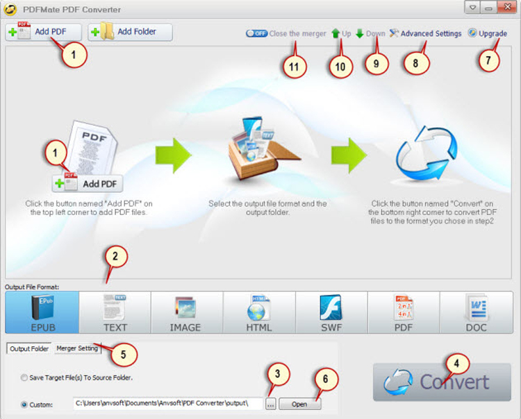 Convert PDF to EPUB