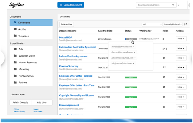  Features of SignNow Software