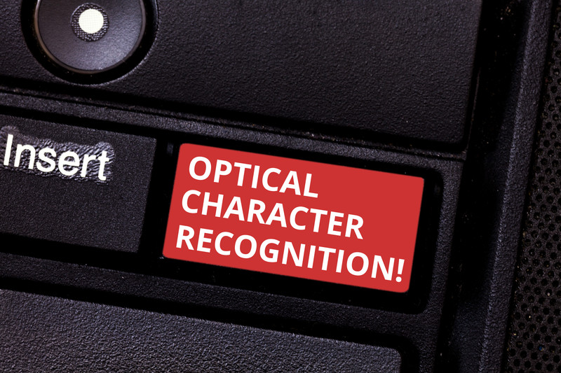 Optical Character Recognition Used for Data Extraction