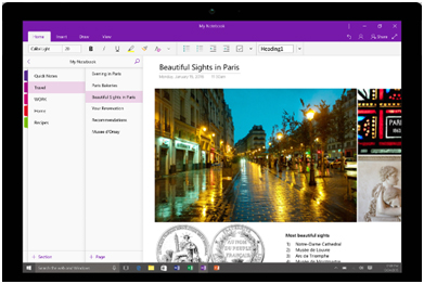 microsoft onenote