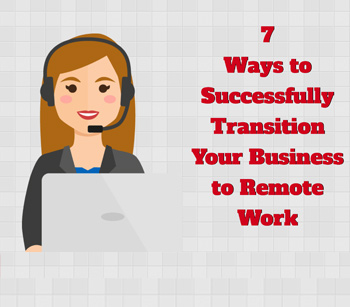 7 Ways to Successfully Transition Your Business to Remote Work [INFOGRAPHICS]