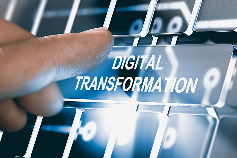 Digitalization or Digital Transformation Concept
