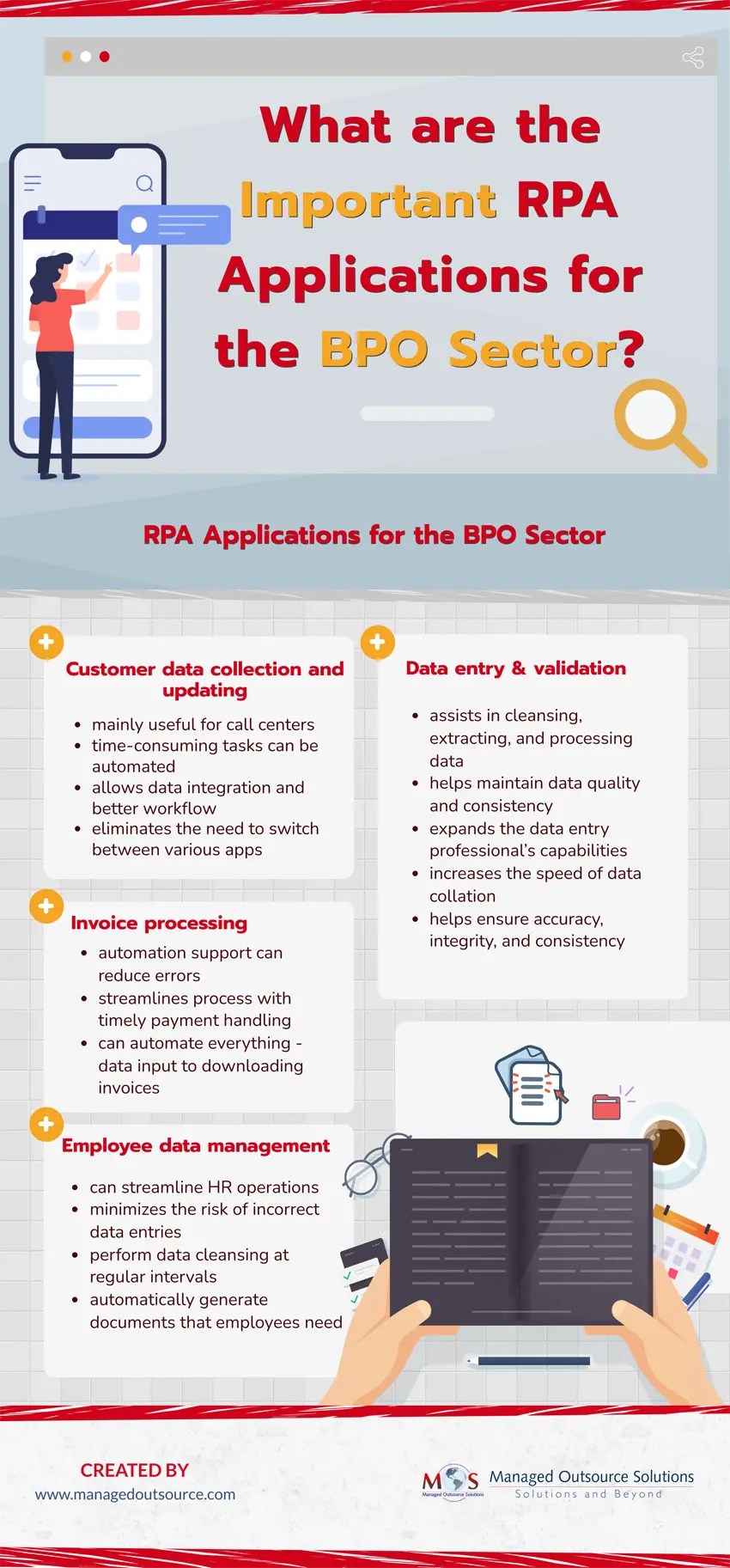 Important RPA Applications for the BPO Sector