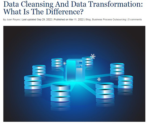 Data Cleansing and Data Transformation