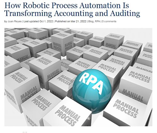 How Robotic Process Automation Is Transforming Accounting and Auditing