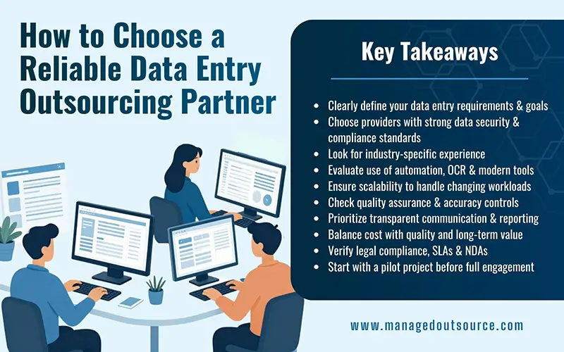 Choose a Reliable Data Entry Outsourcing Partner